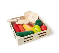 Melissa & Doug Aliments À Couper En Bois | Jouet en bois pour enfants | Jeux de rôles | 3+ | Cadeau pour garçon ou fille, Cutting food