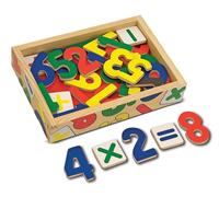 Melissa & Doug Apprendre A Compter 37 Pièces En Bois Magnétiques Et Coloré