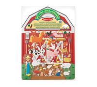 Melissa & Doug Autocollants En Relief Repositionnables - La Ferme, Livres d'activités, Autocollants reutilisables, Loisirs créatifs pour filles et garçons de 3 4 5 6 7 ans