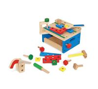 Melissa & Doug| Banc d'outils pour marteaux et scies |Jouets en bois | 2+ ans | Pour garçon ou fille