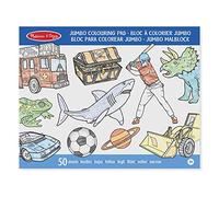 Melissa & Doug - 14226 - Loisir Créatif - Bloc À Colorier Jumbo À Thèmes Multiples
