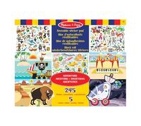 Melissa & Doug Set de tampons autocollants réutilisables Aventure – 245+ autocollants