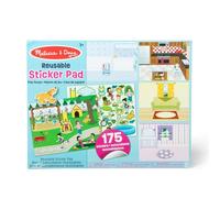 Melissa & Doug Bloc D’Autocollants Réutilisables - La maison,Stickers, Livres d'activités, Loisirs créatifs pour filles et garçons de 3 4 5 6 7 ans, Packs Acitvités avions et voyages