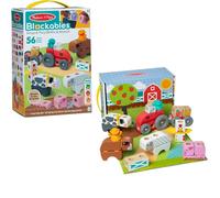 Melissa & Doug Blockables Set Della Fattoria Ensemble De 56 Bâtiments en Bois
