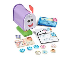 Melissa & Doug Blue's Clues & You Ensemble de Jeu de Boîte aux Lettres en Bois |27 Pièces | |Jeux d'imitation | Jeu créatif |Super Cadeau pour garçon ou Fille