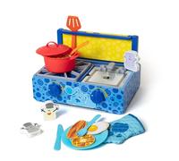 Melissa & Doug Blue's Clues & You Ensemble de Jeu de Cuisine en Bois | Jeux d'imitation |Super Cadeau pour garçon ou Fille
