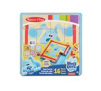 Melissa & Doug Blue's Clues & You Puzzle Casse-tête cube en bois, 6 Puzzles, Cadeau pour enfants de 2 3 4 ans,Jouet classique, Jouets d'éveil et 1er âge, Jouets éducatifs et de développement