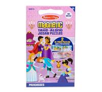 Melissa & Doug Take-Along Puzzle magnétique Jigsaw Toy - Princesses (2 puzzles de 15 pièces)