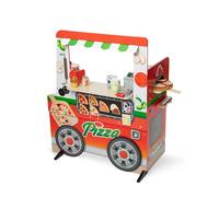 Melissa & Doug Centre d'activités de Food-Truck à Pizzas en Bois pour garçons et Filles à partir de 3 Ans