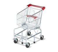 Melissa & Doug - Chariot De Supermarché - Chariot D'Epicerie Pour Enfant Sur Roulettes - Jeu D'Imitation Shopping - Cadeau Enfant 3 Ans Et +