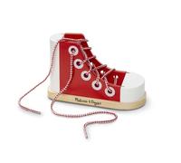 Melissa & Doug Chaussure À Lacer En Bois, Jouet de développement et de Premier Âge, Jeux d'apprentissage précoce, Jouets éducatifs en bois, Cadeau pour garçons et filles