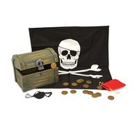 Coffre de pirate en bois pour enfant