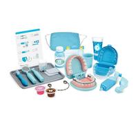 Melissa & Doug - Coffret Dentiste Super Sourire 26 Pièces - Jeu Imitation - Jeu De Rôle Apprenti Dentiste - Jouet D'Activité, De Développement Et d'apprentissage - Cadeau Enfant 3 Ans Et +