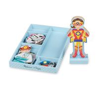 Melissa & Doug- Coffret Personnage Bois magnétique Julia 24 pièces, 15164