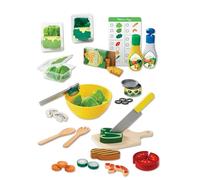 Melissa & Doug - Coffret Salade À La Carte 52 Pièces - Accessoires Cuisine - Jeu Imitation - Jouet en Bois + Feutre - Jouet D'Activité, De Développement Et d'apprentissage - Cadeau Enfant 3 Ans Et +