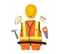 Melissa & Doug - Déguisement Chef de Chantier Enfant avec accessoires - 3 ans et +