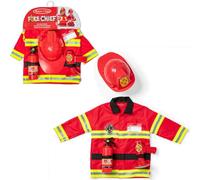 Melissa & Doug – Déguisement pompier enfant avec accessoires, 3 ans et +