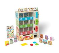 Melissa & Doug -Distributeur Automatique Boissons Nourriture -Jeu Imitation | Aliments En Bois - Machine + Accessoires - Jouet En Bois - Jouet D'Activité, De Développement Et D'Apprentissage - Dès 3 Ans