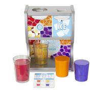 Melissa & Doug – Distributeur de boissons 12 pièces en bois FSC avec accessoires – Multicolore