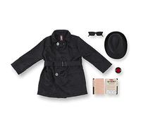 Melissa & Doug- Ensemble de Jeu de Rôles Costume d'Espion et d'Agent Secret, 18518, Noir, Taille Unique