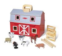 Melissa Et Doug | Étable en Bois Pliante Et Portative | pour garçon ou Fille | 3 Plus