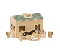 Melissa & Doug | Étable En Bois Pliante Et Portative | Pour garçon ou fille | 3+