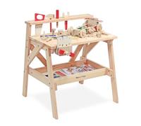 Melissa & Doug Etabli Luxe en Bois Garni 61 pièces, Jouets en bois, Jouet de développement et apprentissage, Jouet créatif en bois de qualité superieure, Cadeau pour garçons et filles de 3 4 5 6 7 ans