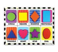 Melissa & Doug Formes Chunky puzzle 8 pièces Multicolore G