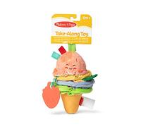 Melissa & Doug Glace jouet à emporter clipsable, sonore et vibrant pour bébés - Jouets d'éveil et d'activités multisensoriels - Jouets pour bébés 0 mois et plus - Cadeau pour garçons et filles