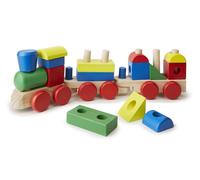 Melissa & Doug Grand Train À Empilage 15 Pieces 43 Cm De Long - Loisir Créa