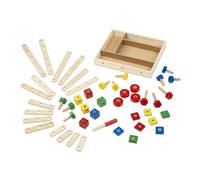 Jeu de construction - MELISSA & DOUG - Ensemble de 48 pièces - Pour enfant de 3 ans et plus jaune TU