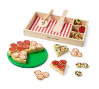 Melissa & Doug Jeu De Société Food Play Wooden Pizza (806110)