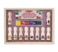 Melissa & Doug - 12306 - Kit De Loisirs Créatifs - Timbres Avec Manche En Bois Luxe