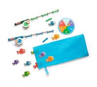 Melissa & Doug Jeu Magnétique En Bois - Pêche, Jouets en bois, Kit de pêche, Jeu d'imitation de pêche avec 10 poissons, Ensemble de jeu en bois, Cadeau pour filles et garçons de 3 4 5 6 7 ans