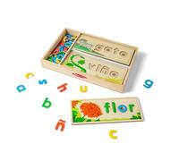 Melissa & Doug Jouet éducatif d’apprentissage des langues Voir et épeler en espagnol