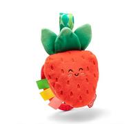 Melissa & Doug - Jouet multisensoriel coucou-caché à clipser de fraise à emmener parout pour bébé, de la naissance à 12 mois et plus