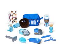 Melissa & Doug – Coffret Barbier 16 pièces – Jeu d'imitation, cadeau enfant 3 ans+
