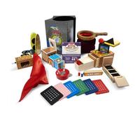 Melissa & Doug - Kit De Magie Deluxe 52 Pièces - 10 Tours Faciles À Maîtriser - Jeu Imitation - Jouet En Bois - Jouet D'Activité, De Développement Et D'Apprentissage - Cadeau Enfant 8 Ans Et +