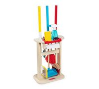 Melissa & Doug - Kit De Nettoyage 11 Pièces - Jeu Imitation Enfant | Apprendre Le Ménage - Jouet En Bois - Montessori - Jouet D'Activité, De Développement Et D'Apprentissage - Dès 3 Ans