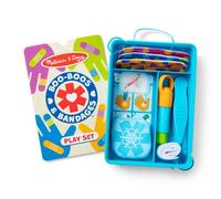 Melissa & Doug Kit de premiers secours de jeu Bobos et bandages réutilisables 3 ans Certifiés FSC