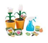 Melissa & Doug, Let's Explore Ensemble de Jeu de Jardinage de Fleurs, Jouet de Simulation, Âge 3+, Cadeau pour garçon ou Fille 30828 Multicolore