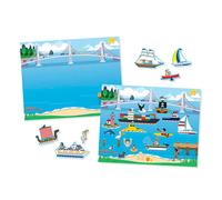 Melissa & Doug – Bloc d'autocollants réutilisables Véhicules, certifié FSC, 3 ans+