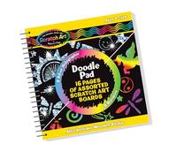 Melissa & Doug Livre à gratter 16 pages, Livret Griffonnage, Loisirs créatifs, Bloc d'activité, Bloc notes à gratter pour enfants, Scratch art, Cadeau pour filles ou garçons de 3, 4, 5, 6, 7, 8 ans