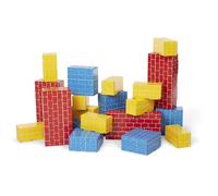 Melissa & Doug Lot de 24 Blocs en Carton Jumbo de Luxe - Certifié FSC - Blocs de Briques en Carton Jumbo pour la Construction