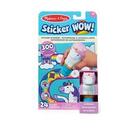 MELISSA & DOUG PACK LICORNE TAMPONNEUSE + BLOC D'ACTIVITÉS STICKER WOW! Melissa & Doug