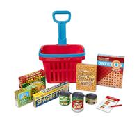 Melissa & Doug - Panier De Courses 11 Pièces - Jouet Montessori - Jeu Imitation - Jeu D'Activité, De Développement Et d'apprentissage - Cadeau Enfant 3 Ans Et +