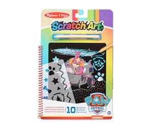 Melissa & Doug PAW Patrol La Pat' Patrouille Bloc-notes à gratter | Bloc d'activités de voyage Color Reveal |Jeu créatif |Skye