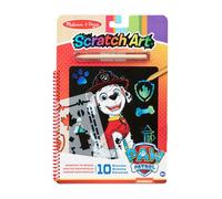 Melissa & Doug PAW Patrol Bloc-notes à gratter Marshall, Bloc d'activités de voyage La Pat' Patrouille,Jouet créatif, Loisirs créatifs, Cadeau pour garçons et filles de 3 4 5 6 7 ans
