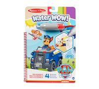 Melissa & Doug La Pat’ Patrouille Water WOW Bloc d'activités de coloriage à révélation à l'eau réutilisable, Loisirs créatifs PAW Patrol, Activités de voyage, Cadeau pour garçons et filles de 3+
