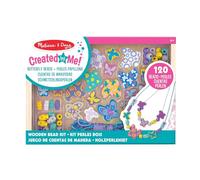 Melissa & Doug Perles en bois - papillons, Fabrication de bijoux, colliers, bracelet, Loisirs creatifs pour enfants, Bracelets d'amitié pour filles et garçons, Cadeaux pour enfants de 4, 5, 6 ans